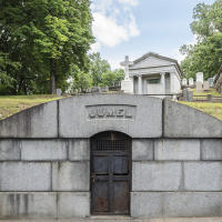 Eliza Jumel's mausoleum at Trinity Cemetery