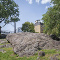 Highest point on Jumel Property (NW corner)